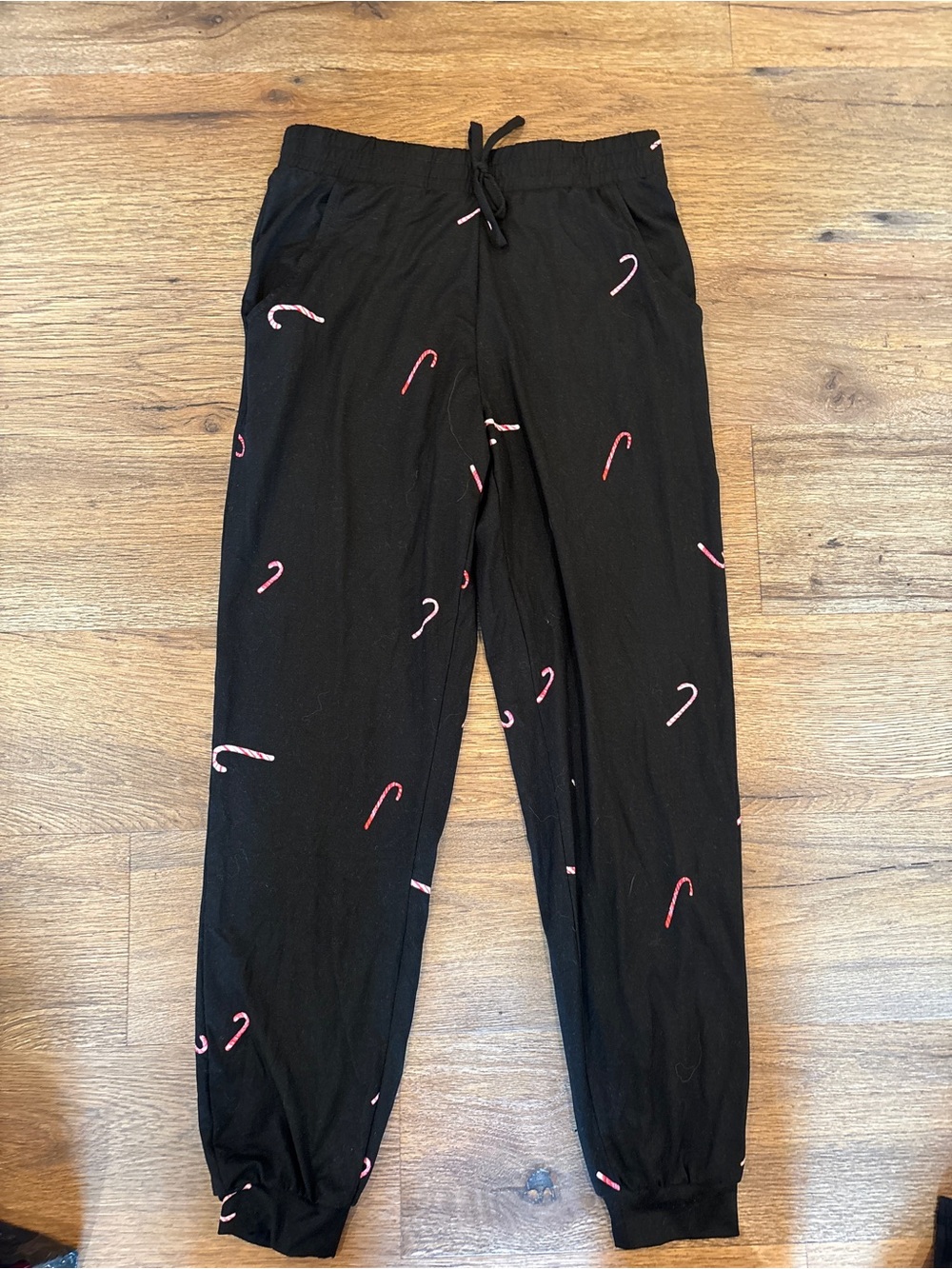Black Candy Cane Joggers